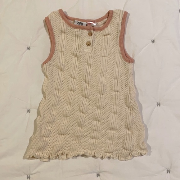 ZARA Pointelle Tank - Picture 1 of 3